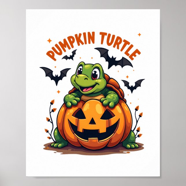 Pumpkin Turtle Poster (Framsidan)