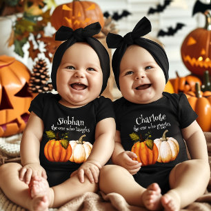 Pumpkin Twillingars Personlig Höst T Shirt