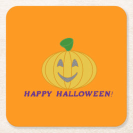 Pumpkin Underlägg Papper Kvadrat