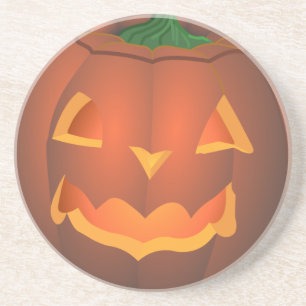 Pumpkin Underlägg Roligten Halloween Jack-O-Lanter