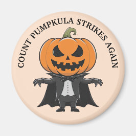 Pumpkin Vampire Magnet