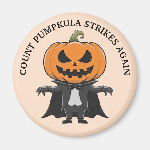 Pumpkin Vampire Magnet