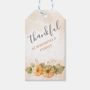 Pumpkin-vänlig familjefel, Thanksgiving Presentetikett
