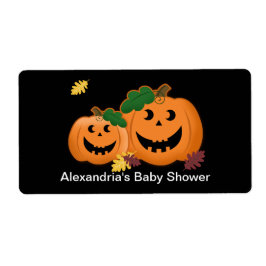 Pumpkin Vattenflaska Sticker Fraktsedel
