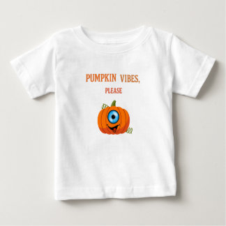 "Pumpkin Vibes Snälla - Cute Baby Halloween T Shirt