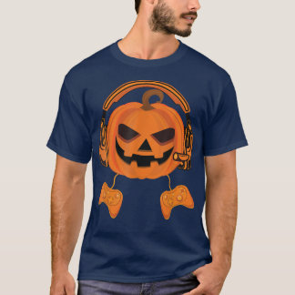 Pumpkin Video Game Controller, en riktig spelare  T Shirt