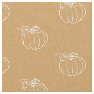 Pumpkin Vine Höstfällning - utformning av Thanksgi Tyg