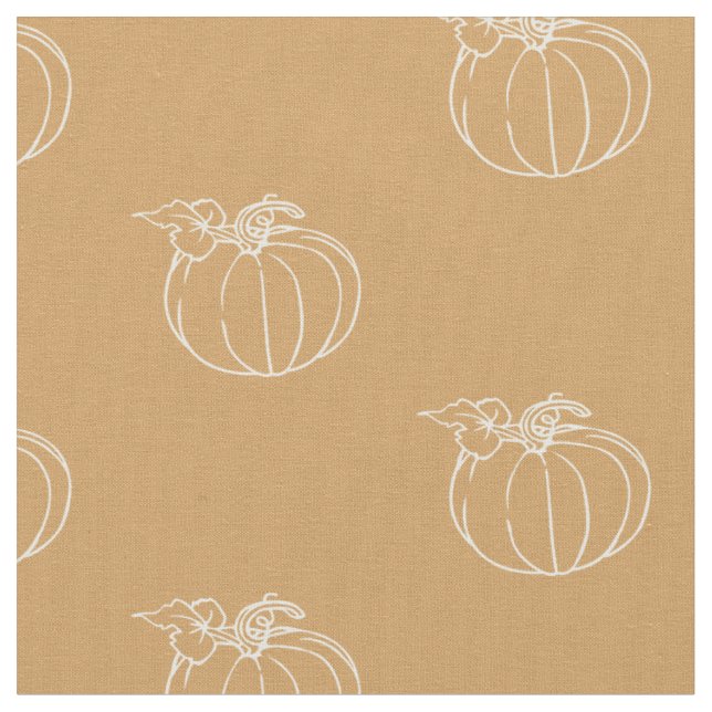Pumpkin Vine Höstfällning - utformning av Thanksgi Tyg (Närbild)