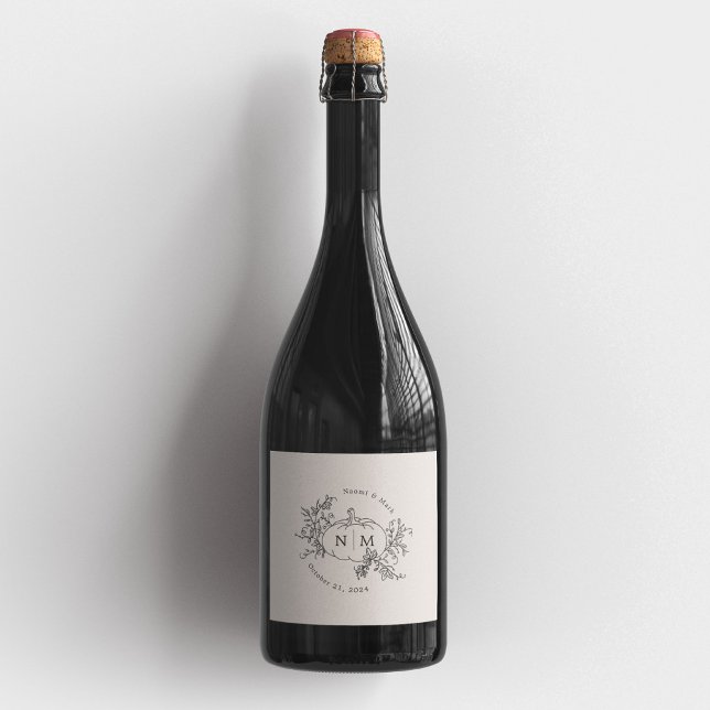 Pumpkin Vines Monogram Bröllop (Skapare uppladdad)