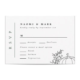 Pumpkin Vines Monogram-Bröllop OSA