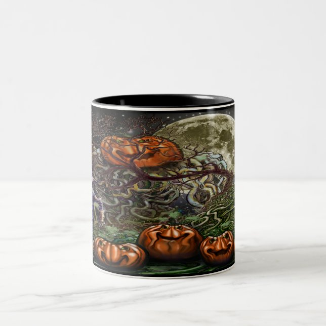 Pumpkin Vines Two-Tone Coffee Mugg (Center)