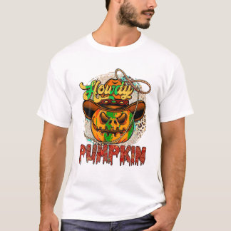Pumpkin westerna vibes cowboypojke t shirt
