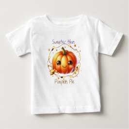 Pumpkin Wildblomma Fall Watercolor Birthday T Shirt
