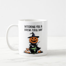 Pumpkin Witch Kaffemugg