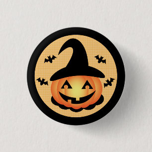 Pumpkin Witch-knapp Knapp