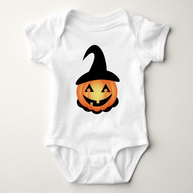 Pumpkin Witch Tee Shirt (Framsida)