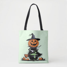 Pumpkin Witch Tygkasse