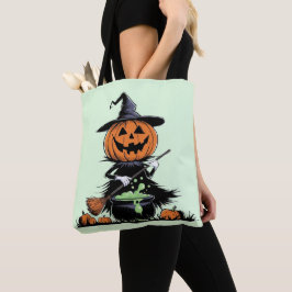 Pumpkin Witch Tygkasse