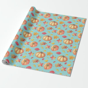 Pumpkin Wrapping Papper Presentpapper