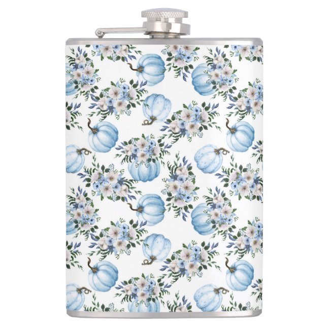 PUMPKINER MED VATTENFÄRGSVÄTSKA OCH VATTENFLOMMOR FICKPLUNTA (Framsidan)