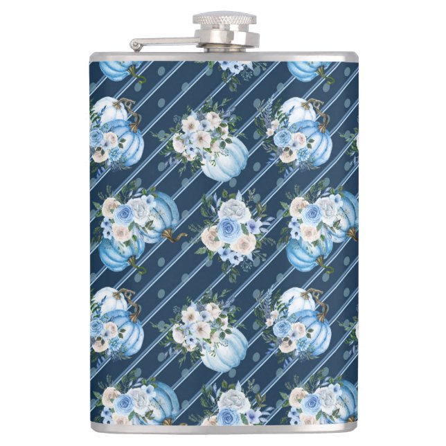 PUMPKINER MED VATTENFÄRGSVÄTSKA OCH VATTENFLOMMOR FICKPLUNTA (Framsidan)