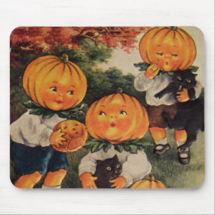 Pumpkinhead (Vintage Halloween Card) Musmatta