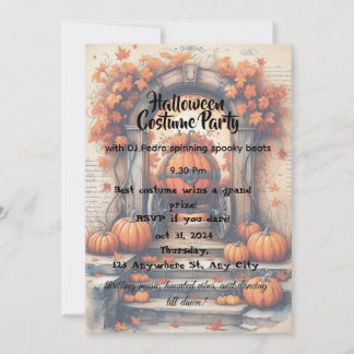 Pumpkinlicious Halloween fest-inbjudan Inbjudningar