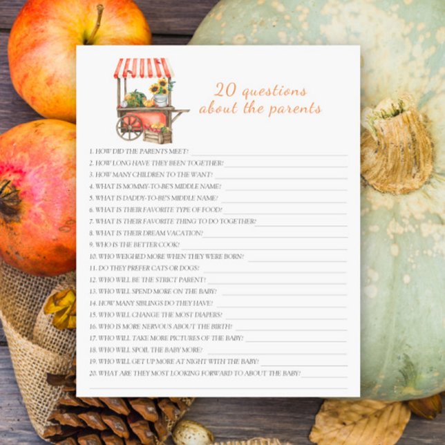 Pumpkins - 20 frågor om föräldrarna (Skapare uppladdad)