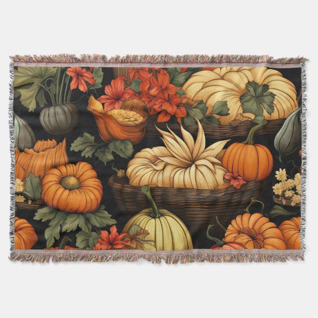 Pumpkins and More, Autumn, Filt (Framsidan)