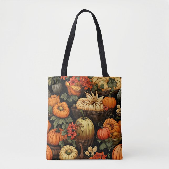 Pumpkins and More, Autumn, Tygkasse (Framsida)