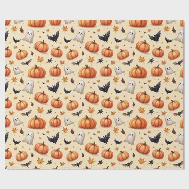 Pumpkins and Spöken, Author Natasha Us Presentpapper (Platt)