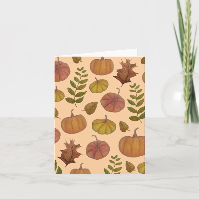 Pumpkins  anteckningskort (Framsida)