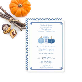 Pumpkins Autumn Baby Shower Party Inbjudningar