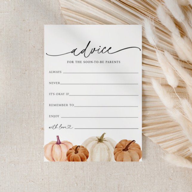 Pumpkins Baby Adapter Inbjudningar (Skapare uppladdad)