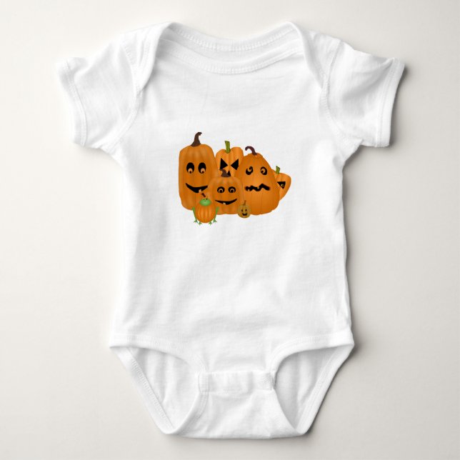 Pumpkins Baby Bodydräkt T Shirt (Framsida)