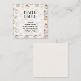 Pumpkins Baby Shower Diaper Raffle Tilläggskort