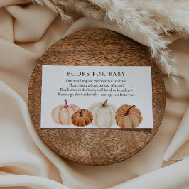 Pumpkins Bokar för Baby-inmatningskort Tilläggskort