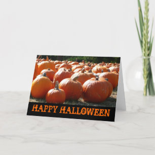 Pumpkins Card för happy halloween Kort