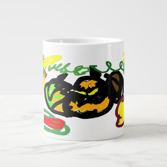 Pumpkins-coola Jumbo Mugg (Framsidan)