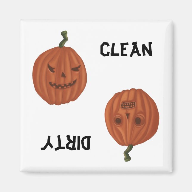 Pumpkins Dishwasher Magnet Customize Background (Framsidan)