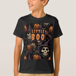 Pumpkins Döskallars Flowers Little Boo Family Matc T Shirt