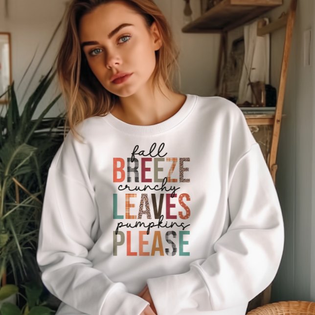 PUMPKINS FALL BREEZE CRUNCHY LÖVS PUMPKINS BE T SHIRT (Skapare uppladdad)