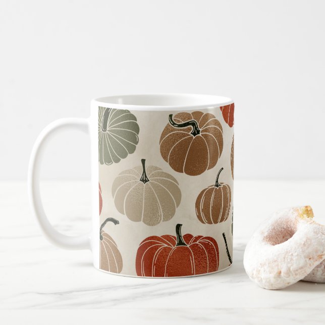 Pumpkins Fall Kaffemugg (Med munk)