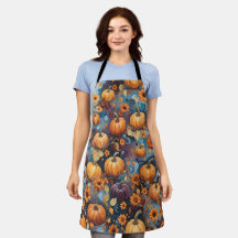Pumpkins Fall Mönster All-over Print Apron