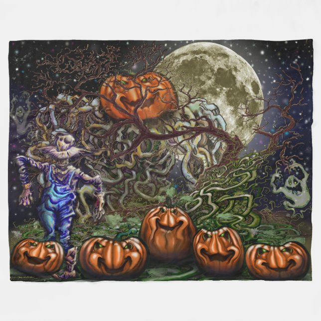 Pumpkins Fleece Blanket (Framsidan (Horisontell))