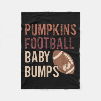 Pumpkins Football Baby Bumps Gravid Thanksgiven in Fleecefilt
