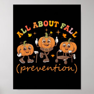 Pumpkins för Fall Prevention Thanksgiving i Kärlek Poster