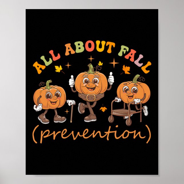 Pumpkins för Fall Prevention Thanksgiving i Kärlek Poster (Framsidan)
