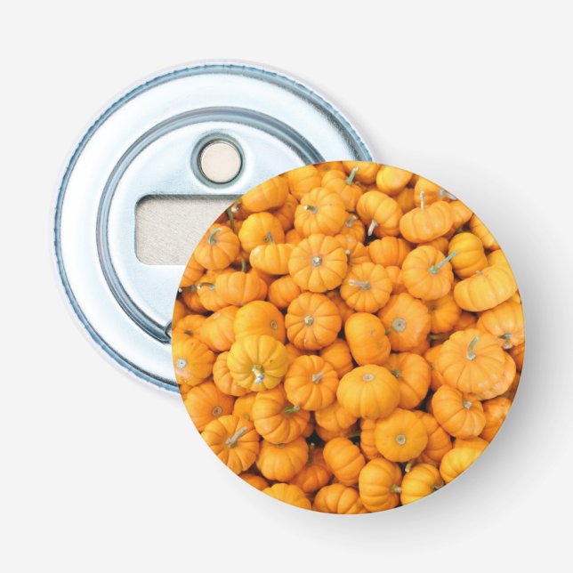 Pumpkins från Small Orange Fall Harvest Flasköppnare (Framsidan)