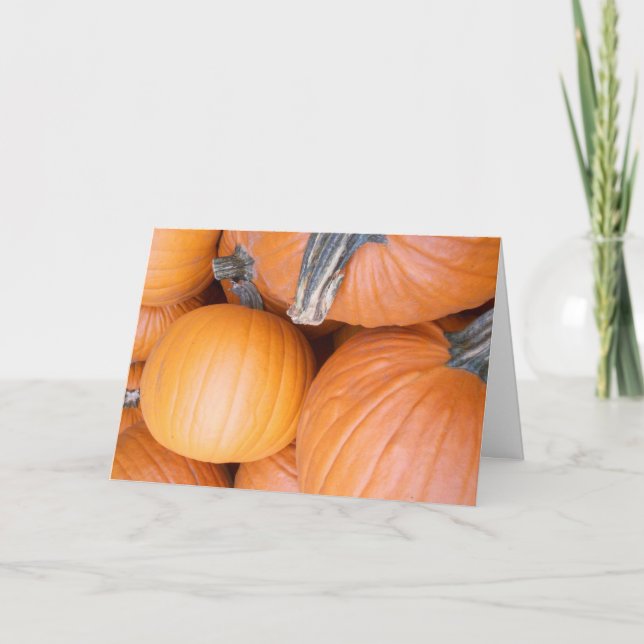 "Pumpkins" Hallskuldkort Kort (Framsida)